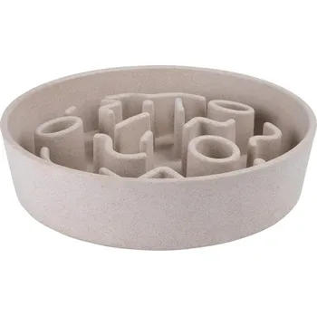 Miska pro psa District 70 BAMBOO protihltací miska krémová 28 cm