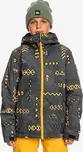 bunda QUIKSILVER Morton Youth NEW TRAILS BLACK velikost oblečení 10