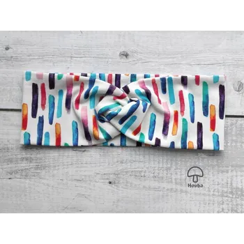 Organizér oblečení ČELENKA BAREVNÉ ČÁRY- Houba 0001379