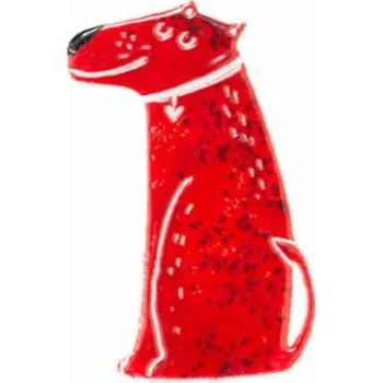 Brož Brož sedící červený pejsek - Parada 0001658