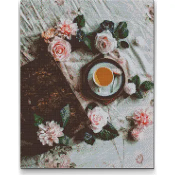 Diamantové malování Diamantové malování - Romantický den Velikost: 30x40cm, Rámování: Pouze srolované plátno, Diamanty: Čtvercové