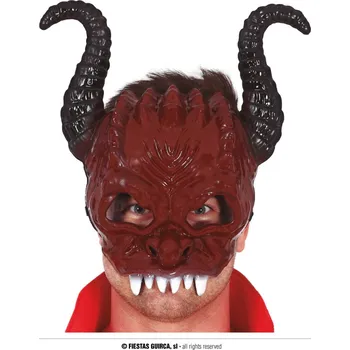 Karnevalový kostým Maska poloviční ďábel
