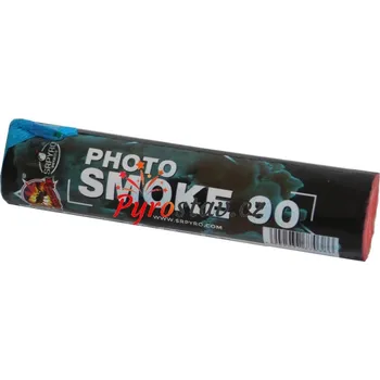 Zábavní pyrotechnika Srpyro.cz s.r.o. Dýmovnice PHOTO SMOKE 90 modrá
