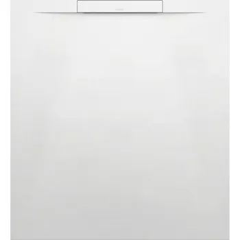 Sprchová vanička Laufen Pro - vanička obdélníková 100x90 s lineárním odtokem na kratší straně, Marbond bílá H2101860000001