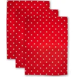 Utěrka 3ks 70x50cm-PUNTÍKY-kuch., 100%vlna