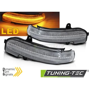 Autodíl BOČNÍ SMĚROVKY V ZRCADLE BÍLÁ LED SEQ pro MERCEDES W203 T203 CL203 00-07