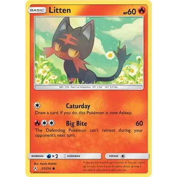 Karetní hra Litten 027/214 - Unbroken Bonds Typ karty: Non-Holo
