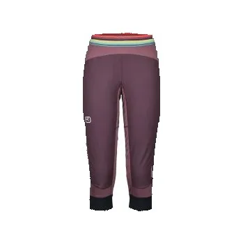 Snowboardové kalhoty Ortovox Sw Hybrid Short Pants W mountain rose L; Červená 3/4 kalhoty + DÁREK DLE VÝBĚRU!