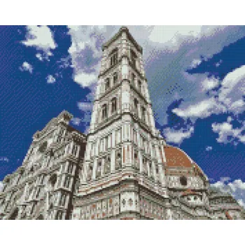 Diamantové malování Diamantové malování - Santa Maria del Fiore Velikost: 30x40cm, Rámování: Pouze srolované plátno, Diamanty: Kulaté