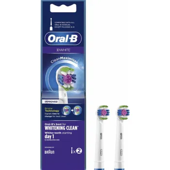 Masážní přístroj Hlavice Oral-B pro elektrický zubní kartáček CleanMaximiser EB18-2, 2 ks.