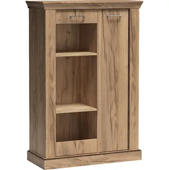 Knihovna Vitrína ANTICA A12, craft zlatý