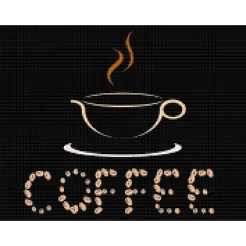Diamantové malování Diamantové malování - Kávová zrna Coffee Velikost: 30x40cm, Rámování: Pouze srolované plátno, Diamanty: Čtvercové