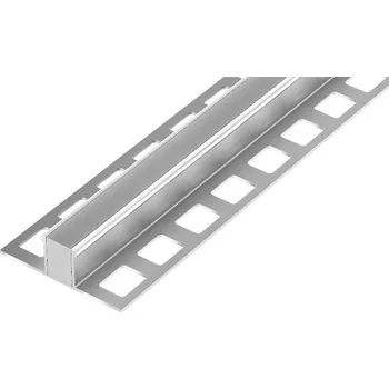 ukončovací lišta ACARA DL8 dilatační lišta, hliník + EPDM guma šedá, 8 mm, 2,5 m AADA 838
