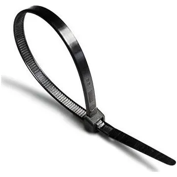 Stahovací páska Stahovací páska OmkoTech UVB nylonová, 3,6 x 200 mm, černá, 100 ks