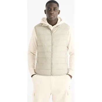 Pánská vesta Pánská vesta Celio Lightweight Celio krémová 1836767