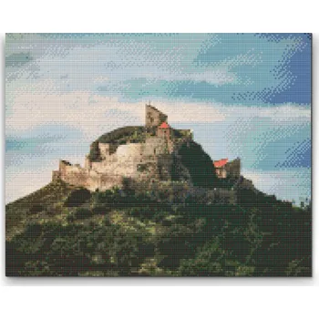 Diamantové malování Diamantové malování - Transylvánie Velikost: 30x40cm, Rámování: Pouze srolované plátno, Diamanty: Čtvercové