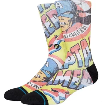 Pánská móda ponožky Stance No Cavities Crew - Yellow 43-47