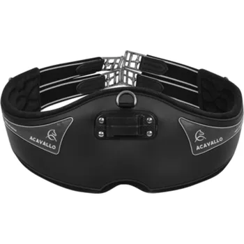 Vybavení pro koně Podbřišník Acavallo Gel Plastic anatomický Barva: Černá, Délka: 140