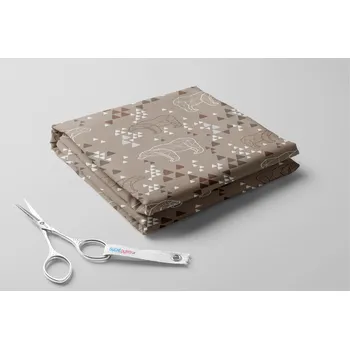 Softshell s beránkem, Origami medvěd Barva: Hnědá