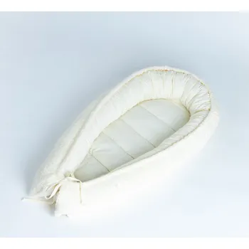 Hnízdečko pro miminko Tulimese Hnízdečko jednobarevné smetanové beránkové VARIANTY PROVEDENÍ HNÍZDEČKA: HNÍZDEČKO SAMOSTATNÉ