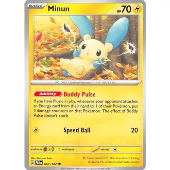 Sběratelská karetní hra Minun 061/182 - Paradox Rift Typ karty: Non-Holo