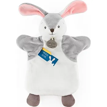plyšák Doudou et Compagnie Paris Doudou Plyšový maňásek králíček 25 cm