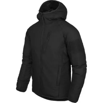 Pánská větrovka Bunda Wolfhound Hoodie, Climashield Apex 67g, Helikon, Černá, 3XL