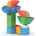 Stavebnice Geomag Geomag MagiCube 4 Shapes Recycled Little World 25 dílků