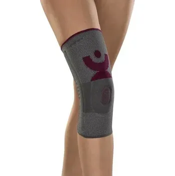 Ortex bandáž kolenní úpletová 04K - M—Úpletová bandáž kolenního kloubu vyztužená se silikonovou vložkou