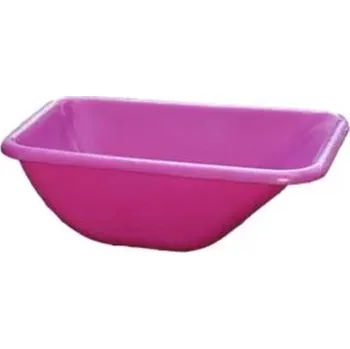 Kolečko Korba ke kolečku plastová 120 l růžová