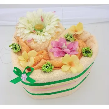 Veratex Textilní dort Srdce jednopatrový 31