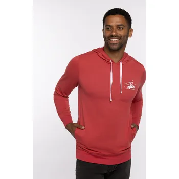 Pánská mikina TravisMathew mikina Chestnuts Roasting - červená: Pánské XXL