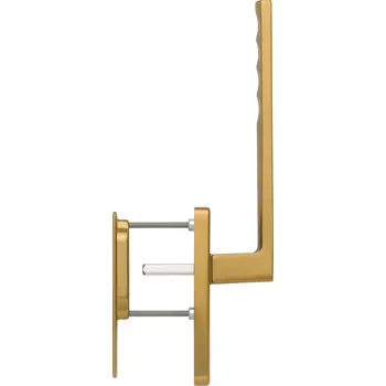 Dveřní kování Sada HS klika HOPPE Toulon s mušlí, bronz F4, 10x73mm, dveře 75-80mm