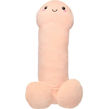 Objímatelný plyšový penis - 60 cm (přírodní)