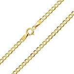 Zlatý řetízek CURB PANCR 2,7 mm - Y varianta 55 cm TTG1406NGY-55 cm