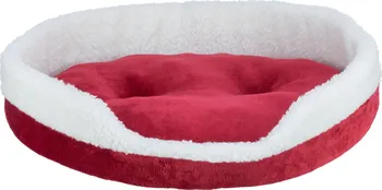 Pelíšek pro psa Trixie Xmas Nevio 55 x 45 cm červený/bílý