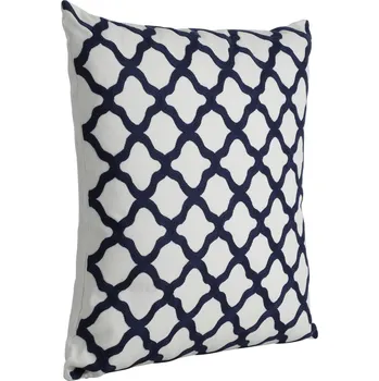 Polštář Polštář bílá/modrá vyšívaná CHEVERY EGLO 420016