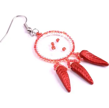 Korálek Náušnice Ftero č. 1282 - stavebnice