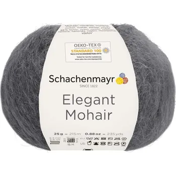Příze Schachenmayr Elegant Mohair 92 Šedý (Schachenmayr Elegant Mohair Grau)