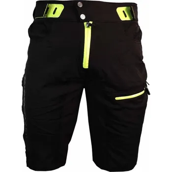 Cyklistické oblečení Kraťasy pánské HAVEN SINGLETRAIL HMS černo/zelené XL