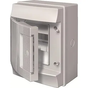 Rozvaděč ABB 1SLM006500A2110 Rozvodnice na povrch MISTRAL65H plná dvířka 4M, bez.N/PE,750°C