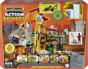 Mattel Matchbox Epic Construction Yard Action Drivers staveniště