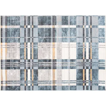 Koberec Kusový koberec Mystic - mřížka 1 - modrý Rozměr koberce: 200x300 cm