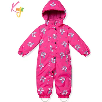 Dívčí bunda Dívčí zimní kombinéza - KUGO KB9705, růžová Barva: Růžová, Velikost: 104