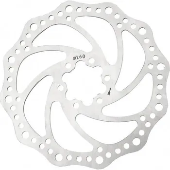 Brzda na kolo OEM brzdový kotouč 140 mm (stříbrná)