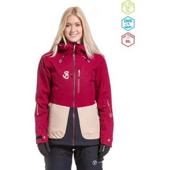 Sportovní oblečení Dámská SNB & SKI bunda Meatfly Gaia 23/24 Beet Red XL