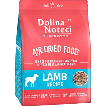 Krmivo pro psa 2x1kg Dolina Noteci Superfood Adult Lamb