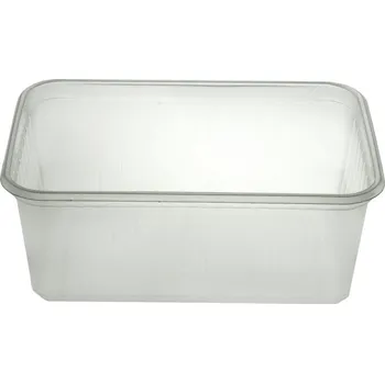 Jednorázové nádobí Vanička PP 1000ml, 181x132x65mm transparentní - 900 ks