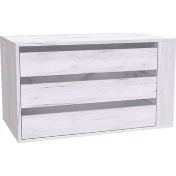 Šatní skříň Zásuvkový kontejner FLEXI Dekor: Dub bělený, Pro šířku skříně: 180 cm