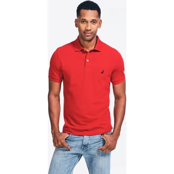 Pánské tričko NAUTICA pánské polo tričko Classic fit červené M